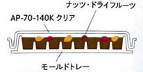 モールドトレー （クリア）AP-70-140K