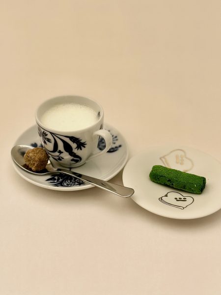 「エスプレッソほうじ茶」と「生チョコレート」