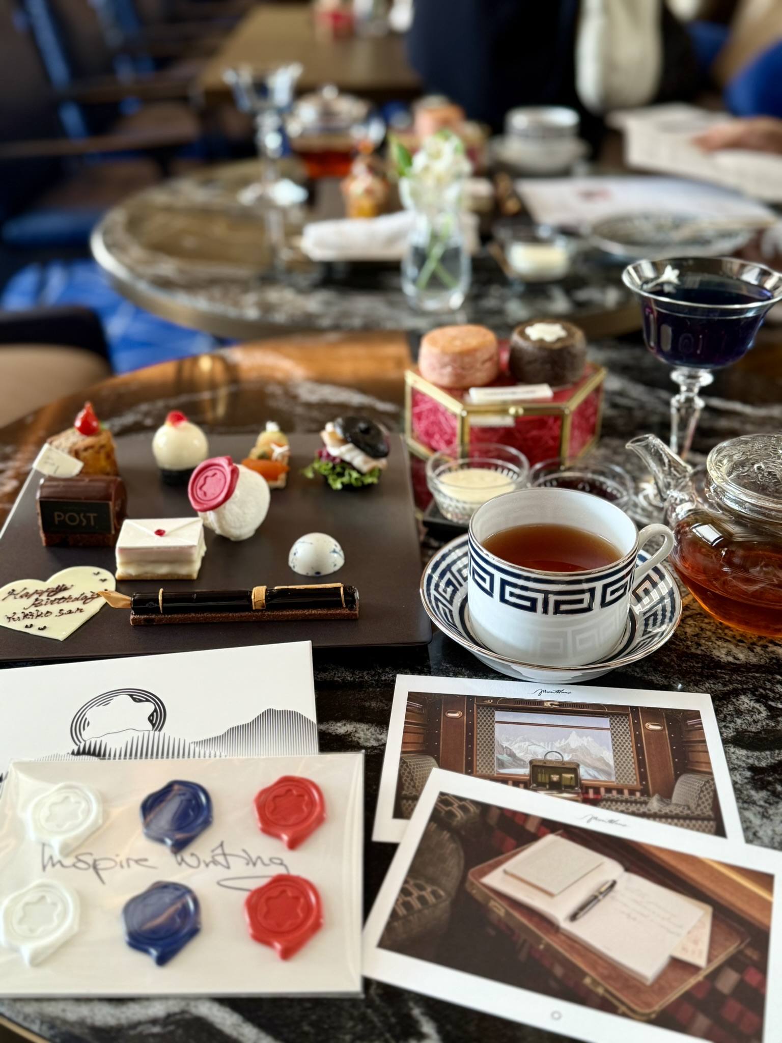 セントレジスアフタヌーンティ with Montblanc