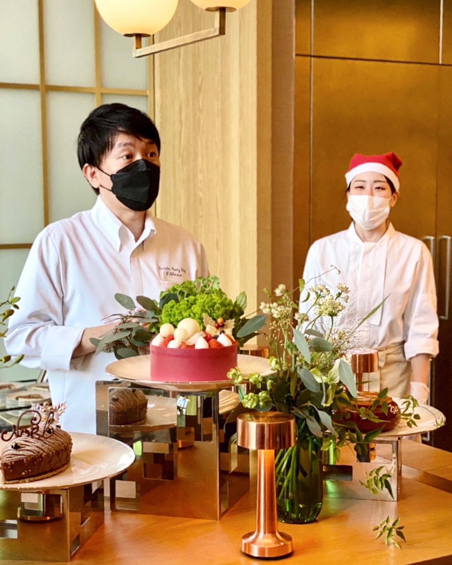 「W大阪クリスマスケーキ2022」の様子